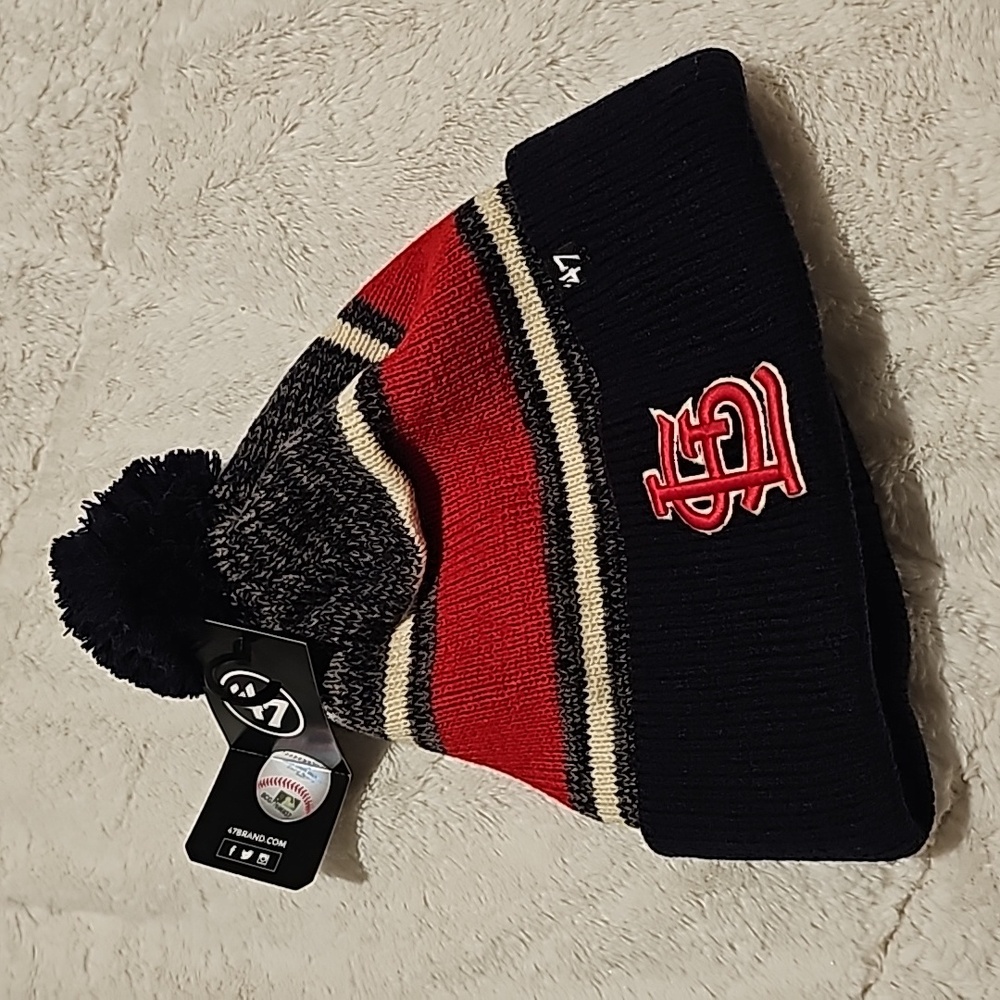 NWT '47 St. Louis Cardinals Pom Beanie